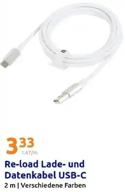 Action Re-load Lade- und Datenkabel USB-C Angebot