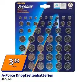 Action A-Force Knopfzellenbatterien Angebot