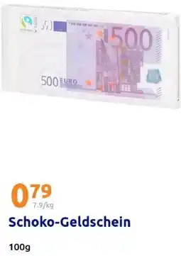 Action Schoko-Geldschein Angebot