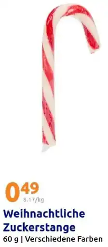 Action Weihnachtliche Zuckerstange Angebot