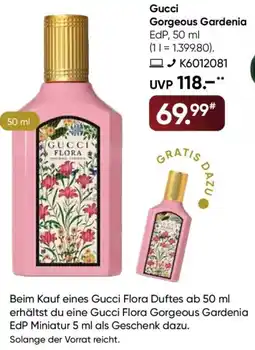 Galeria Gucci Gorgeous Gardenia EdP Angebot