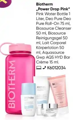 Galeria Biotherm ,,Power Drop Pink" Angebot