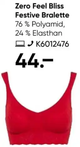 Galeria Sloggi Zero Feel Bliss Festive Bralette Angebot