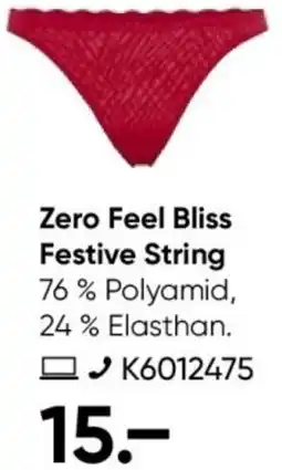 Galeria Sloggi Zero Feel Bliss Festive String Angebot