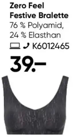 Galeria Zero Feel Festive Bralette Angebot