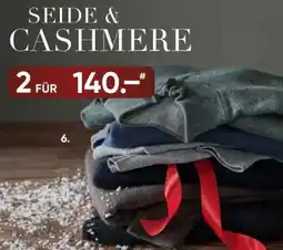 Galeria GALERIA Seide/Cashmere Herren-Pullover mit Polo- oder Troyerkragen Angebot