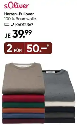 Galeria s.Oliver Herren-Pullover Angebot