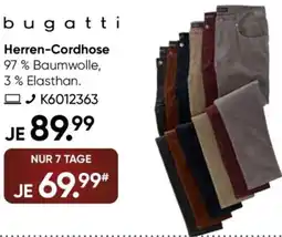 Galeria bugatti Herren-Cordhose Angebot