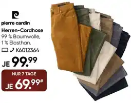Galeria pierre cardin Herren-Cordhose Angebot