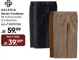 Galeria GALERIA Herren-Cordhose Angebot