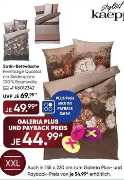 Galeria Styled by kaeppel Satin-Bettwäsche Angebot