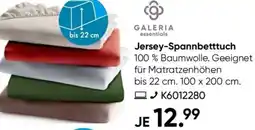 Galeria GALERIA essentials Jersey-Spannbetttuch Angebot