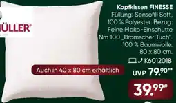 Galeria KÜNSEMÜLLER Kopfkissen FINESSE Angebot