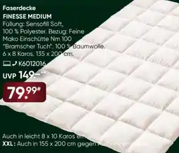 Galeria KÜNSEMÜLLER Faserdecke FINESSE MEDIUM Angebot