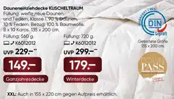 Galeria HÄUSSLING Dauneneinziehdecke KUSCHELTRAUM Angebot