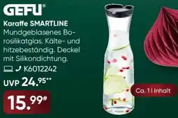 Galeria GEFU Karaffe SMARTLINE Angebot