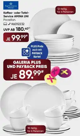 Galeria Seltmann Weiden Kaffee- oder Tafel Service AMINA UNI Angebot