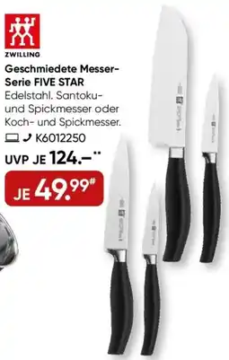 Galeria ZWILLING Geschmiedete Messer Serie FIVE STAR Angebot