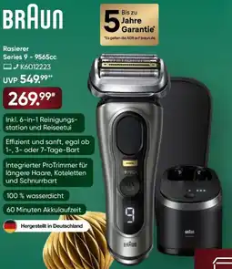 Galeria BRAUN Rasierer Series 9 - 9565cc Angebot