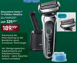 Galeria BRAUN Akkurasierer Series 7 71-S7200cc Wet&Dry Angebot