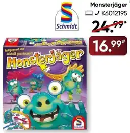 Galeria Schmidt Monsterjäger Angebot