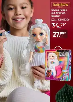 Galeria RAINBOW HIGH Styling Puppe mit Air Brush Spielset Angebot
