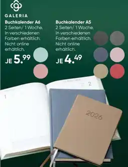 Galeria GALERIA Buchkalender A6 Angebot