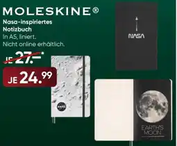 Galeria MOLESKINE Nasa-inspiriertes Notizbuch Angebot
