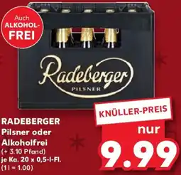 Kaufland RADEBERGER Pilsner oder Alkoholfrei Angebot