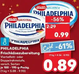 Kaufland PHILADELPHIA Frischkäsezubereitung Angebot