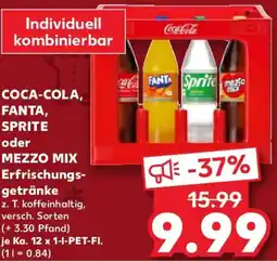 Kaufland COCA-COLA, FANTA, SPRITE oder MEZZO MIX Erfrischungsgetränke Angebot