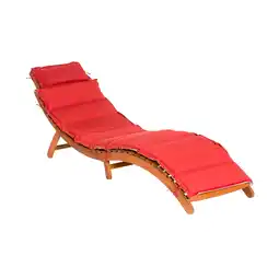 Netto Marken-Discount Merxx Ipanema Liege, rot/beige Angebot