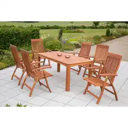 Netto Marken-Discount Merxx Comodoro Set 7tlg. Tisch 170x90 cm Angebot