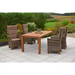 Netto Marken-Discount Merxx Toskana Set 9tlg. Tisch 185x90 cm Angebot