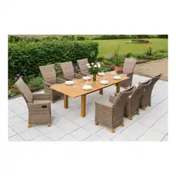 Netto Marken-Discount Merxx Toskana Set 17tlg. Doppelausziehtisch Angebot