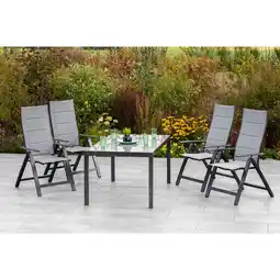 Netto Marken-Discount Merxx Florenz Set 5tlg. Tisch 150x90 cm Angebot