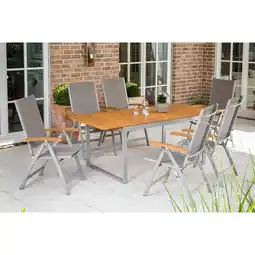 Netto Marken-Discount Merxx Naxos Set 7tlg. Ausziehtisch Angebot