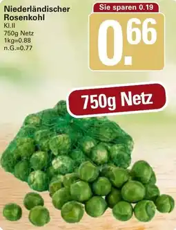 WEZ Niederländischer Rosenkohl Angebot