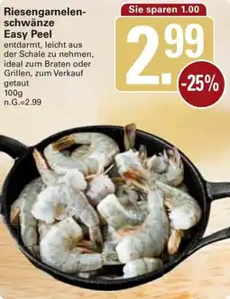 WEZ Riesengarnelenschwänze Easy Peel Angebot