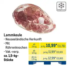 METRO Lammkeule Angebot