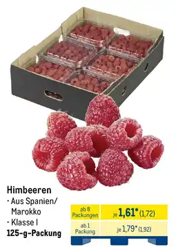METRO Himbeeren Angebot
