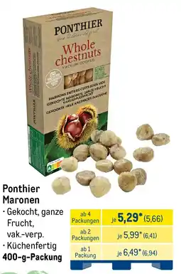 METRO Ponthier Maronen Angebot