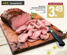 WEZ Herzhafter Roastbeef Aufschnitt Angebot