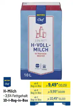 METRO METRO Chef H-Milch Angebot