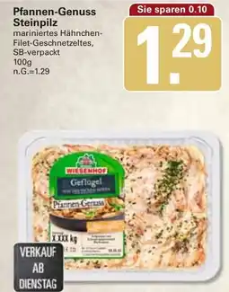 WEZ Pfannen Genuss Steinpilz Angebot