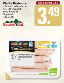 WEZ Bauern Gut Weiße Bratwurst Angebot