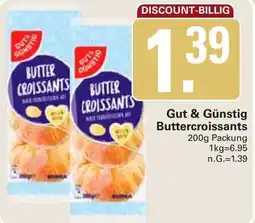 WEZ Gut & Günstig Buttercroissants Angebot