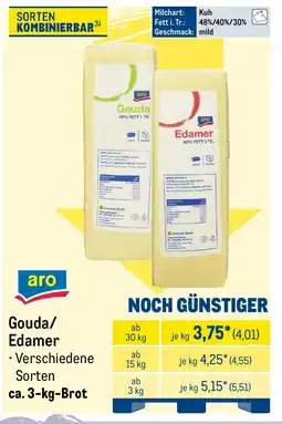 METRO aro Gouda/ Edamer Angebot