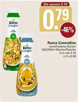 WEZ Rama Cremefine Angebot