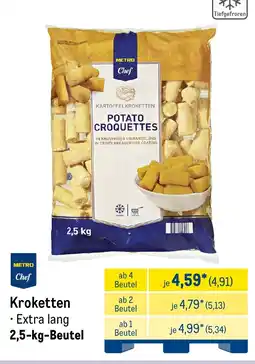 METRO METRO Chef Kroketten Angebot